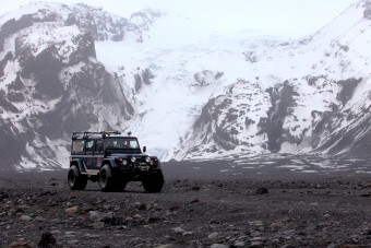 En 4x4 au pied de Eyjafjallajökull