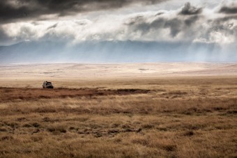 Vers les Gorges de Olduvai dans la réserve du Ngorongoro