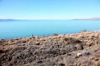 Vue sur le Lago Argentino près de El Calafate