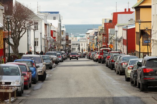 Une rue de Reykjavik